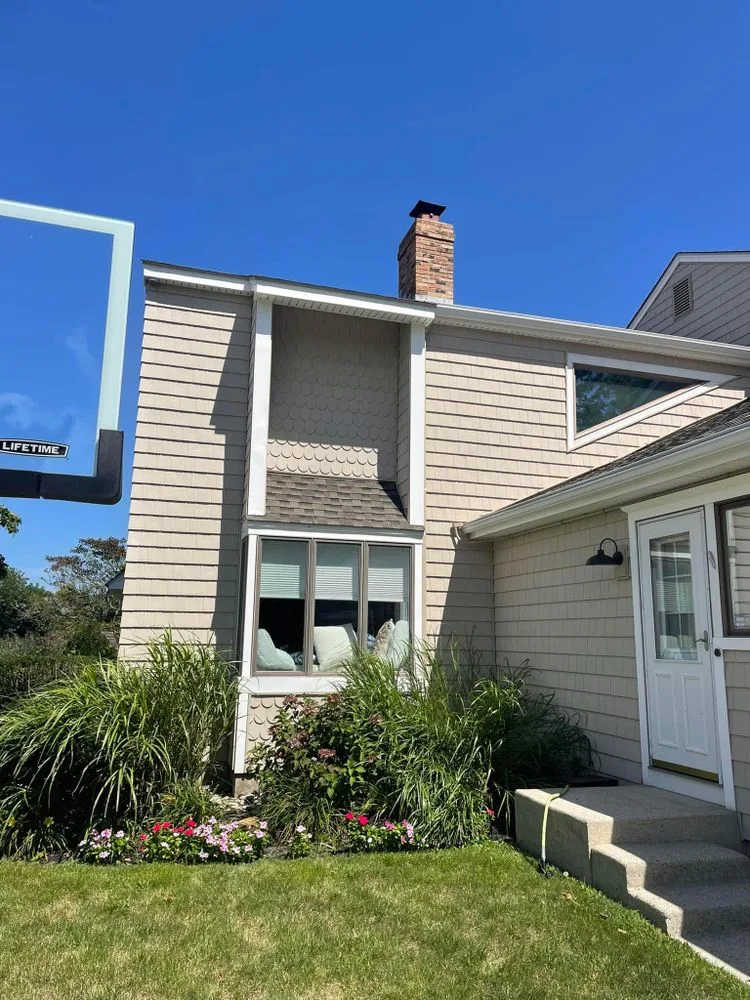 exterior repainted