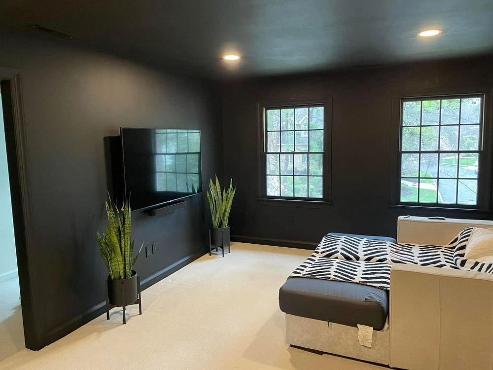 living room black