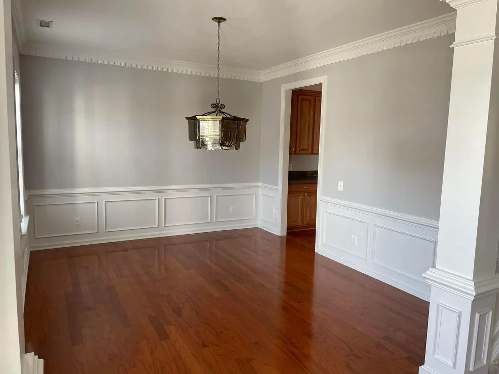 repainted room